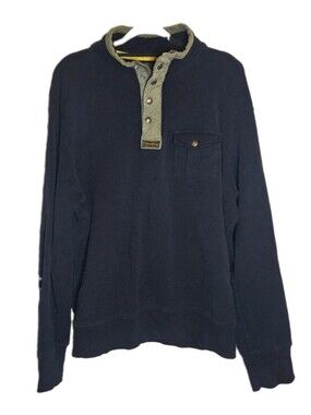 Vintage Polo Ralph Lauren 1/4 Talon Zip Pullover Military Style Detail Size XXL